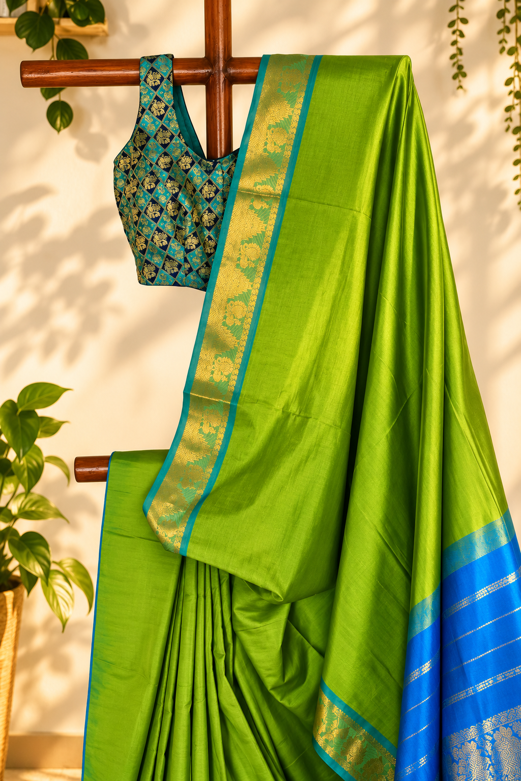 Indira – Pure Silk Cotton Saree from Kanchipuram
