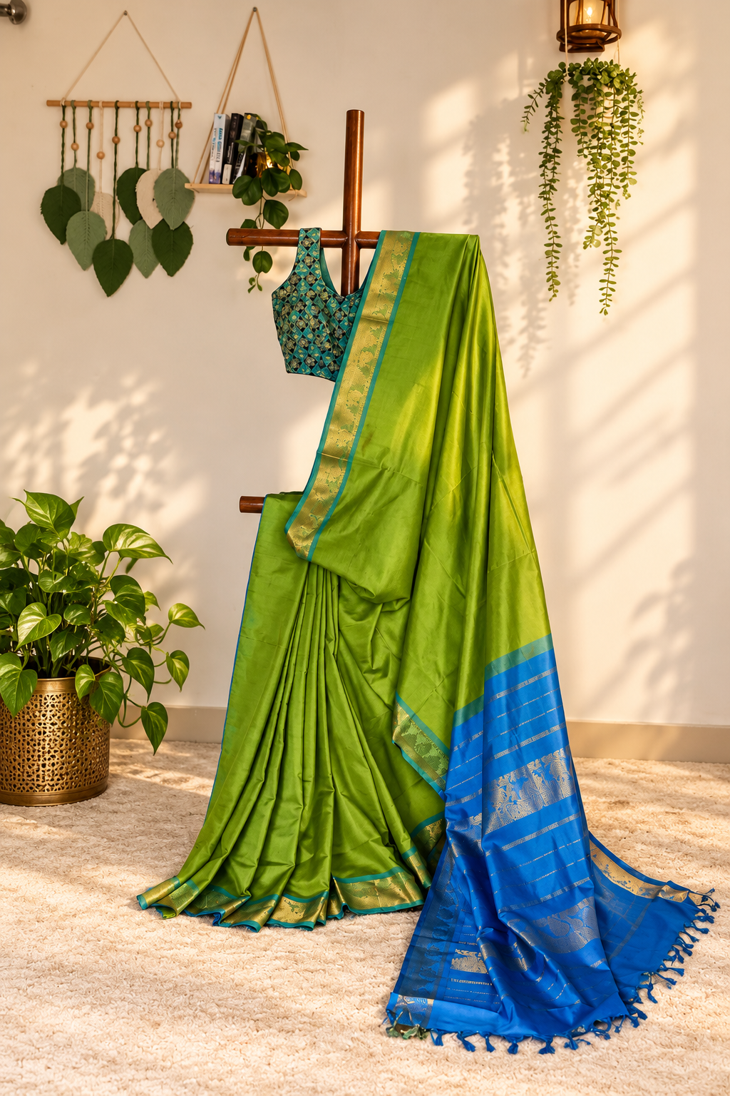 Indira – Pure Silk Cotton Saree from Kanchipuram