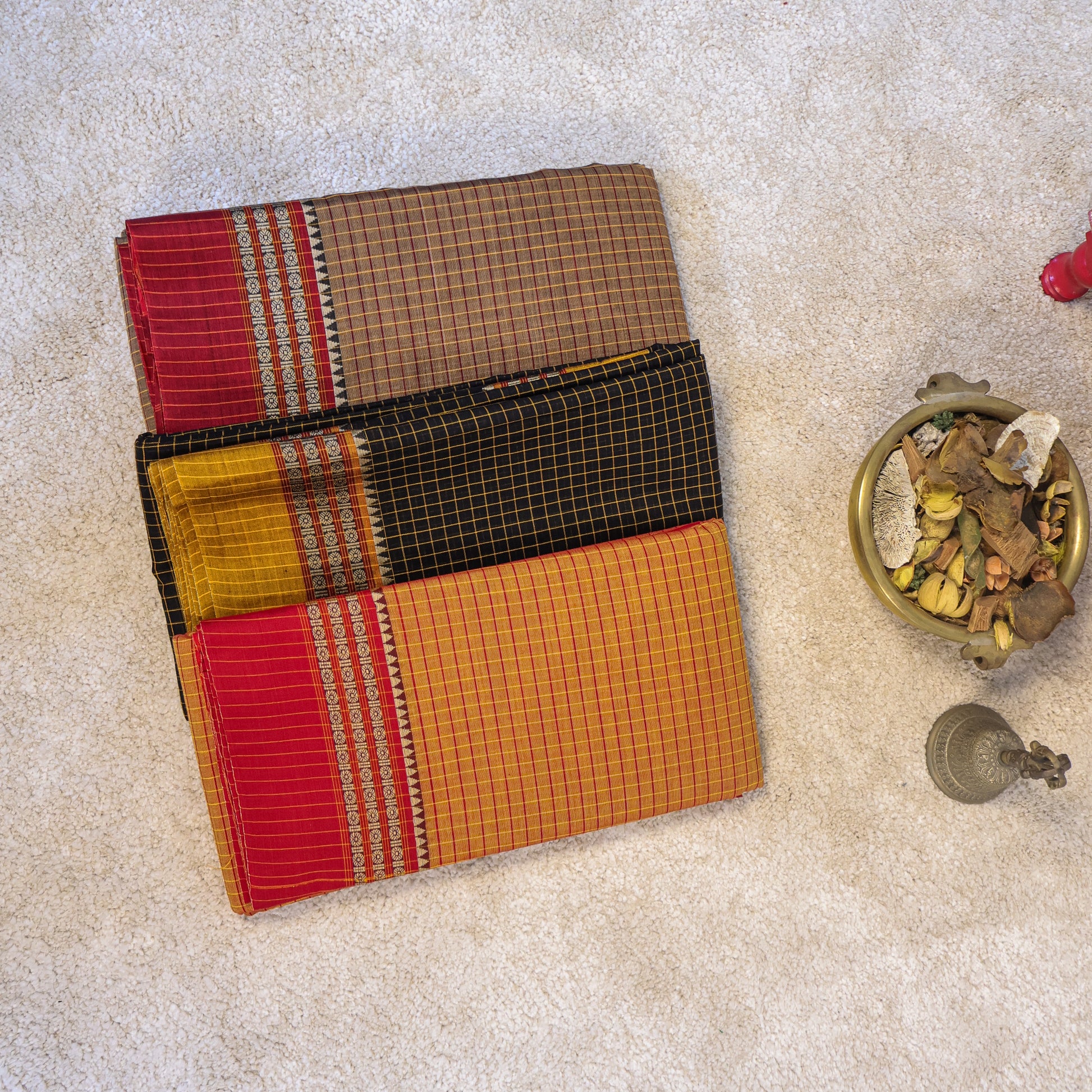 Taruni - Narayanpet Checked Rudraksh