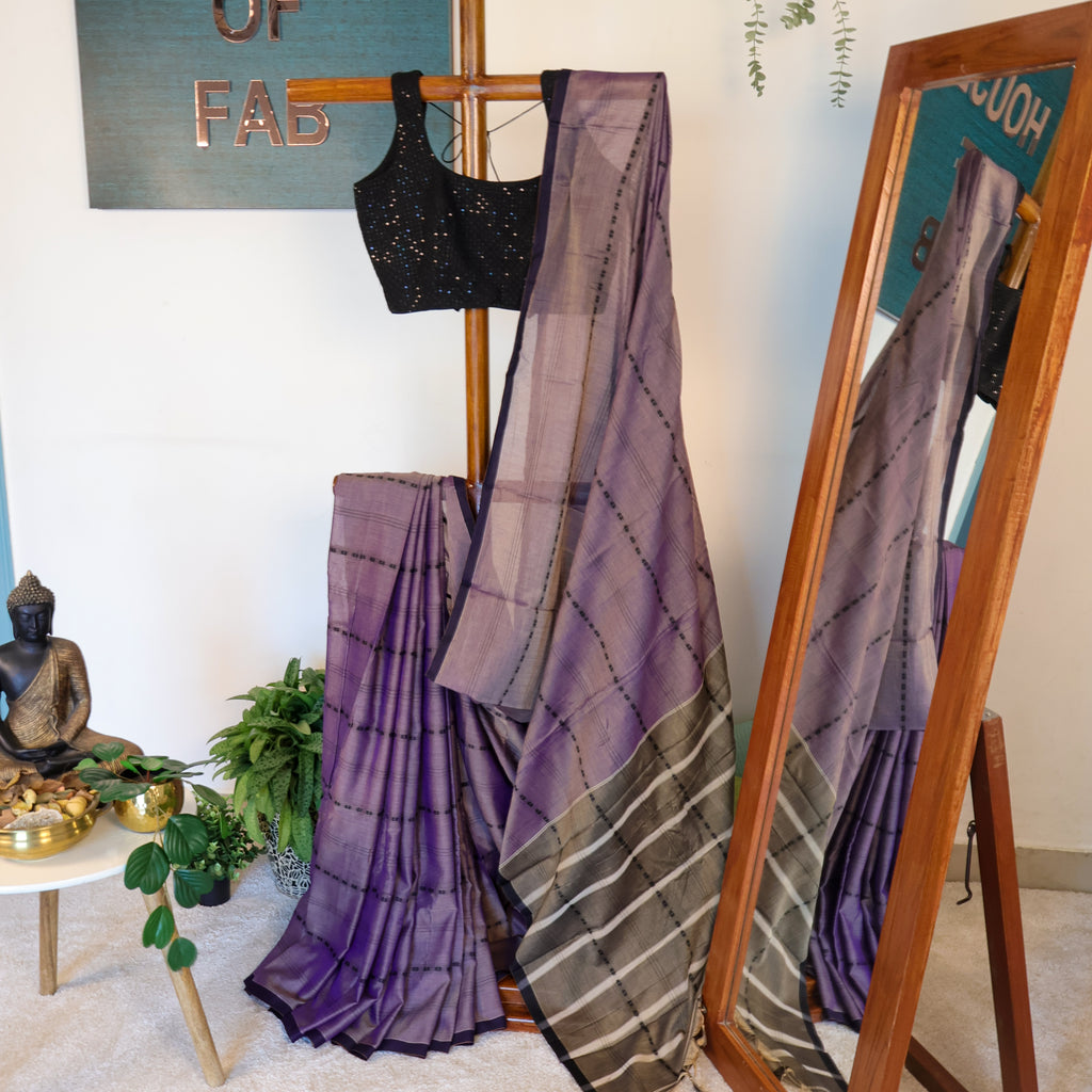 Dhatri - Narayanpet Striped Butta