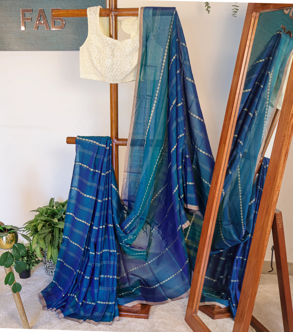 Dhatri - Narayanpet Striped Butta