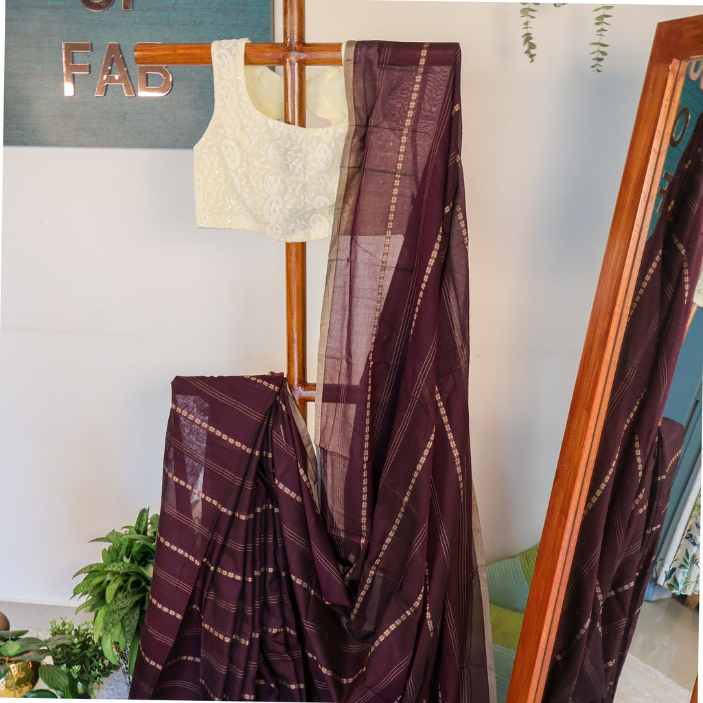Dhatri - Narayanpet Striped Butta
