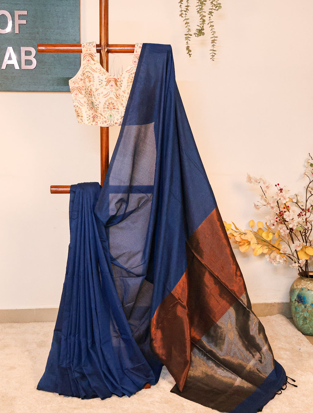 Gargi - Khadi with Zari Pallu