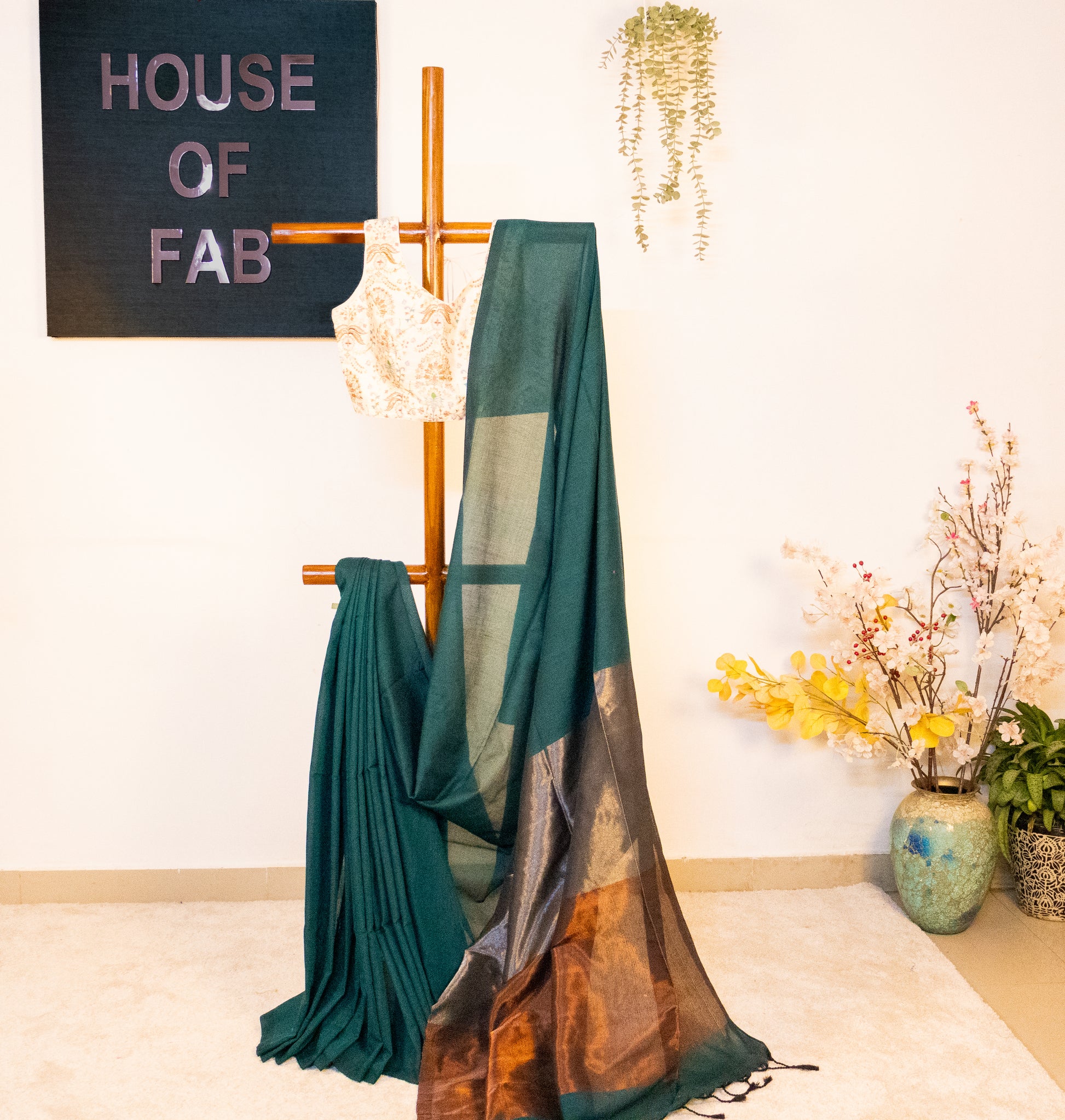 Gargi - Khadi with Zari Pallu