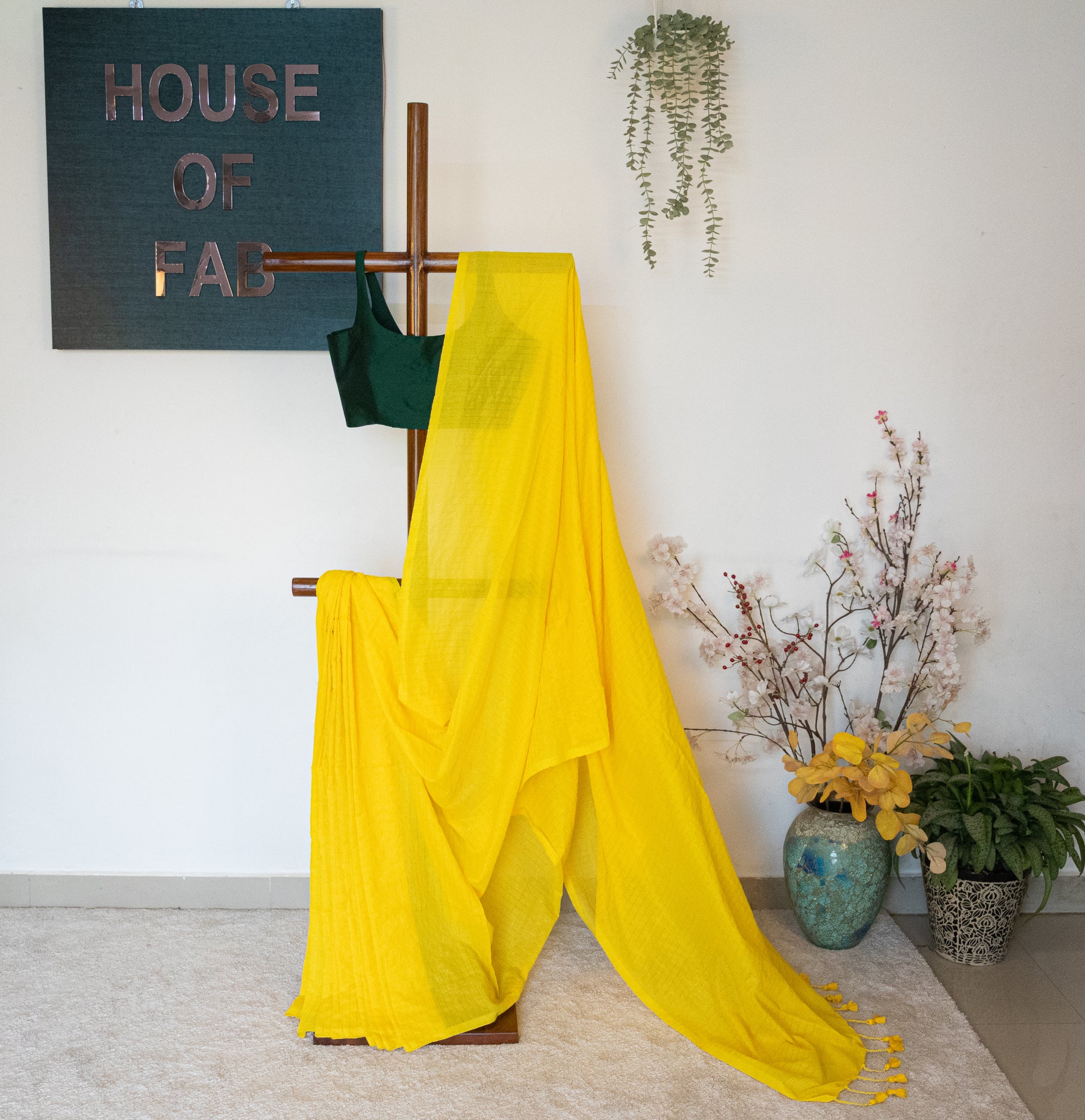 Shrija - Khadi Golden Stripes