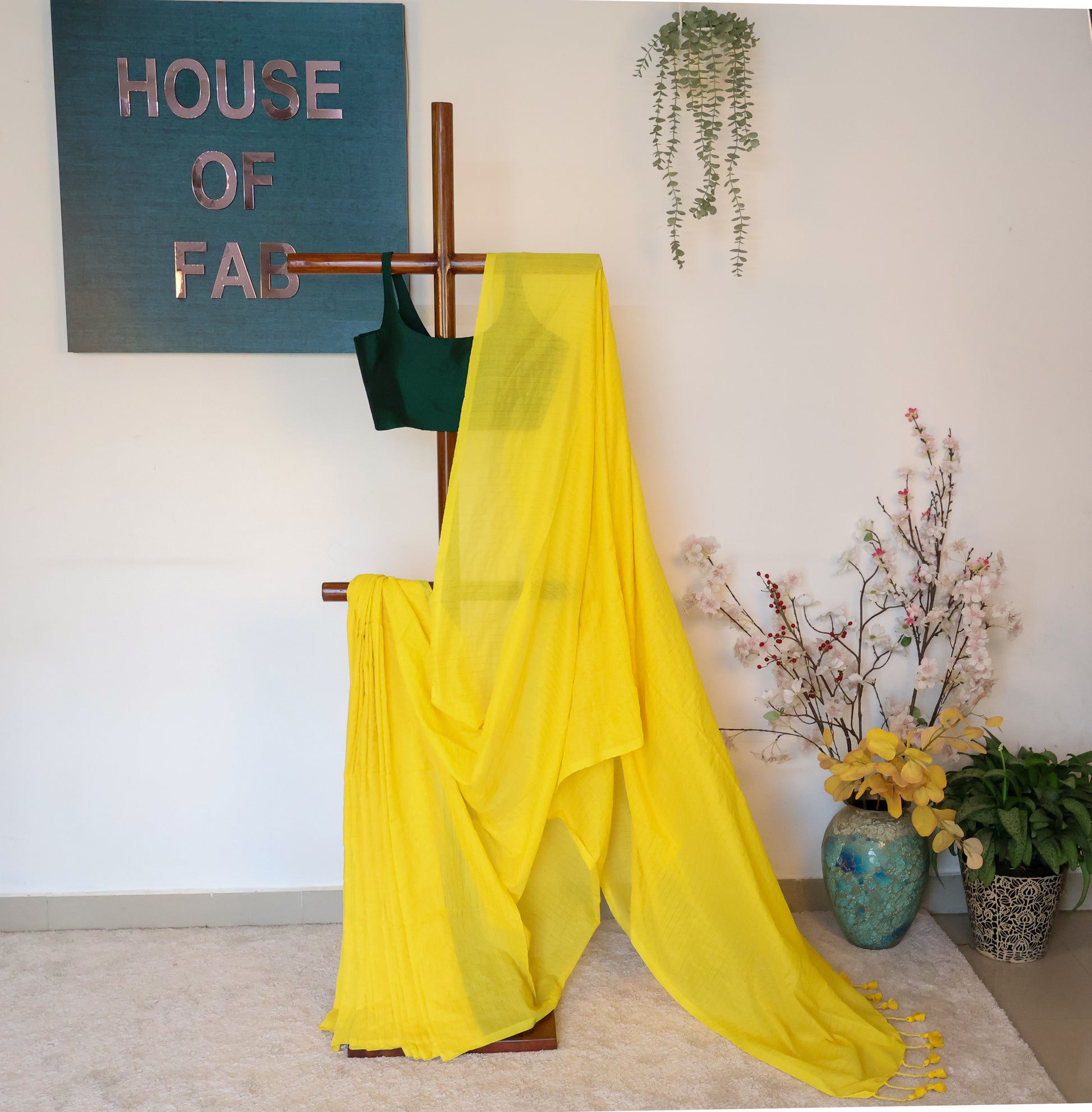 Shrija - Khadi Golden Stripes