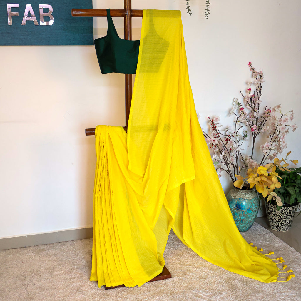 Shrija - Khadi Golden Stripes