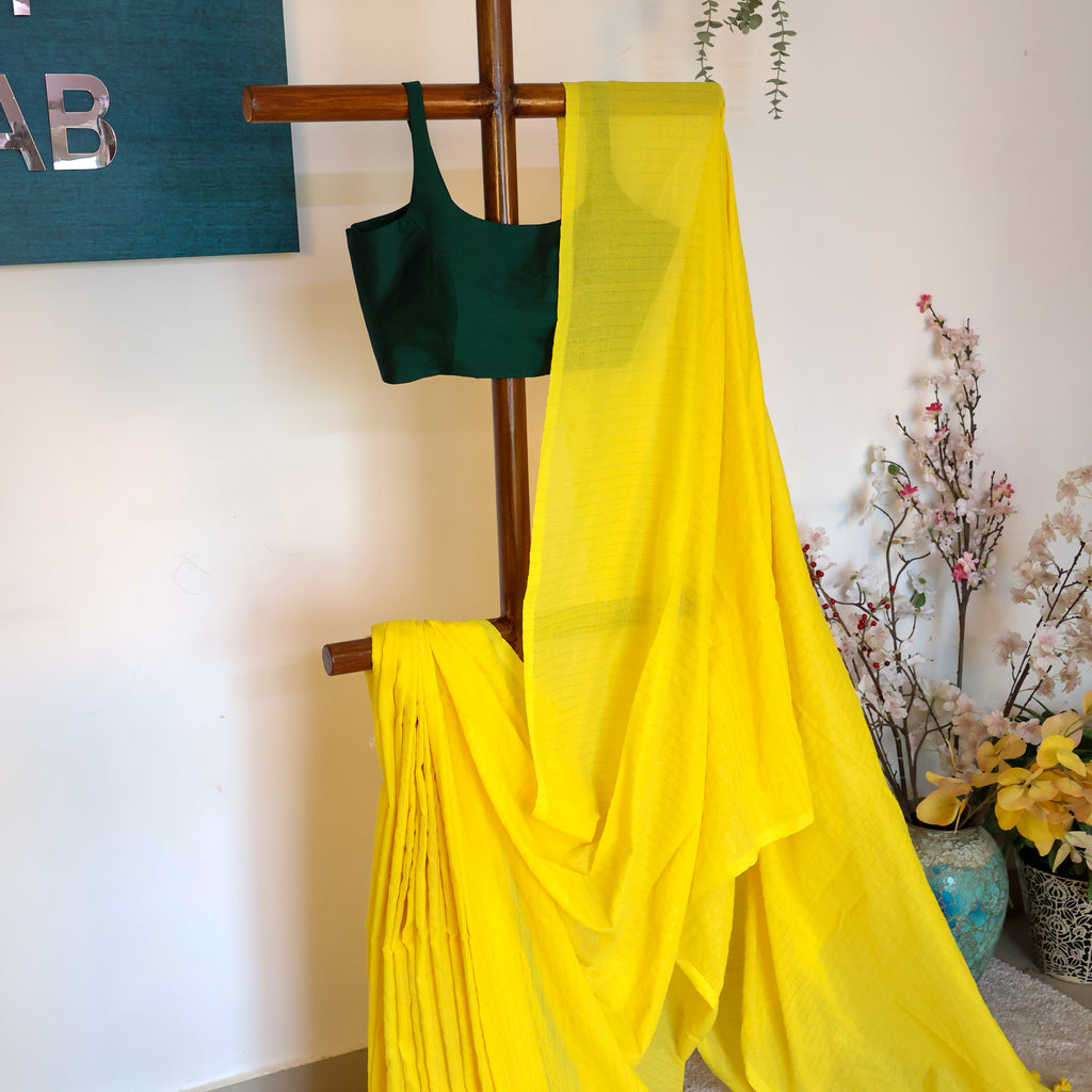 Shrija - Khadi Golden Stripes