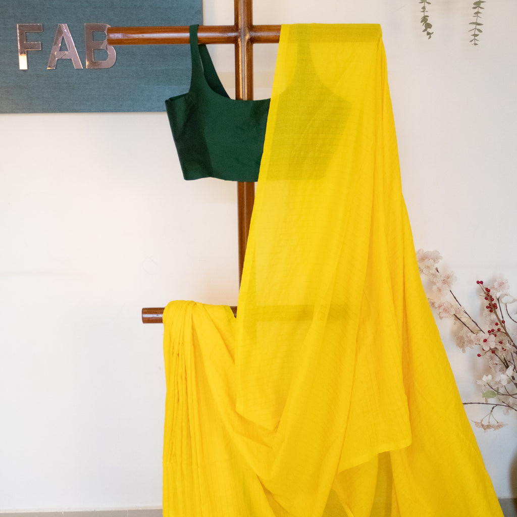 Shrija - Khadi Golden Stripes