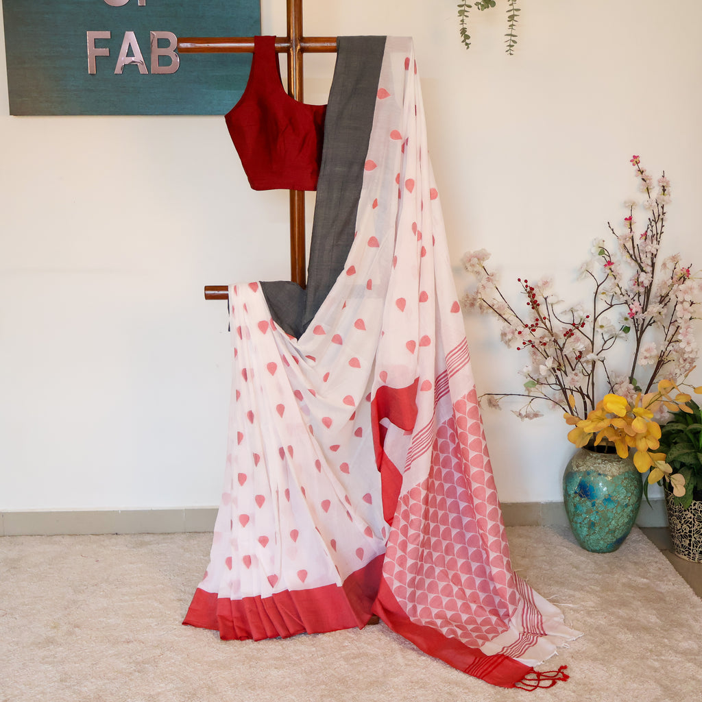 Durga - Khadi Red Droplets