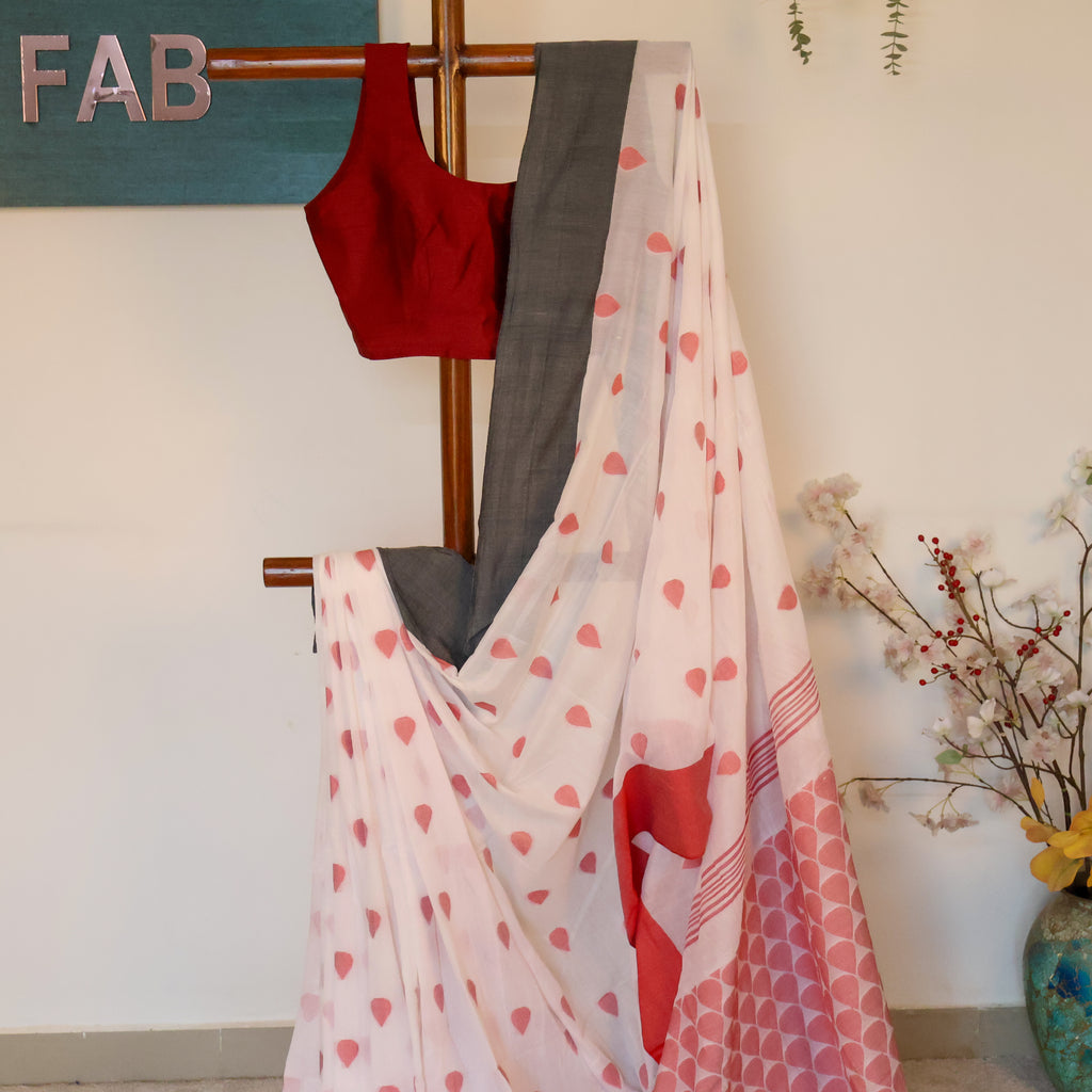Durga - Khadi Red Droplets