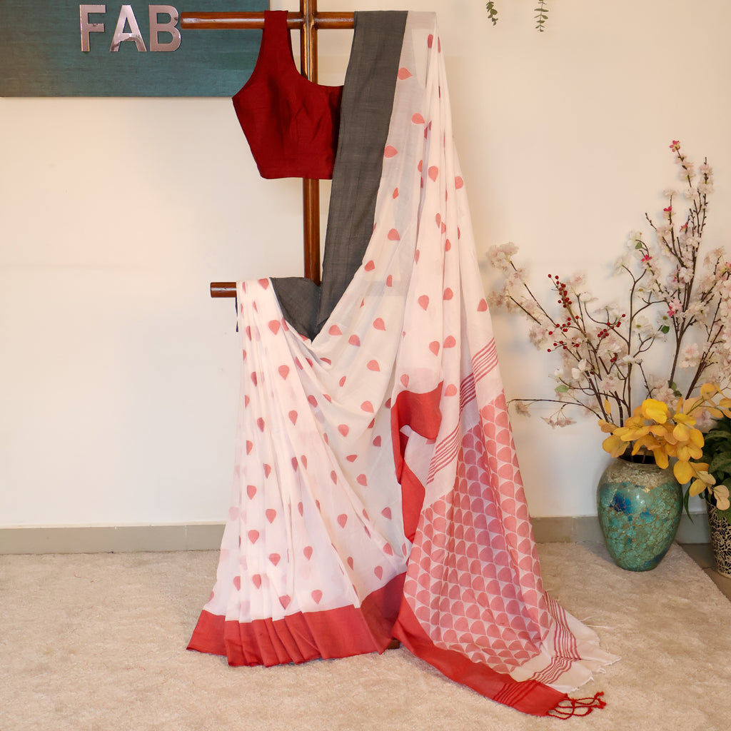Durga - Khadi Red Droplets