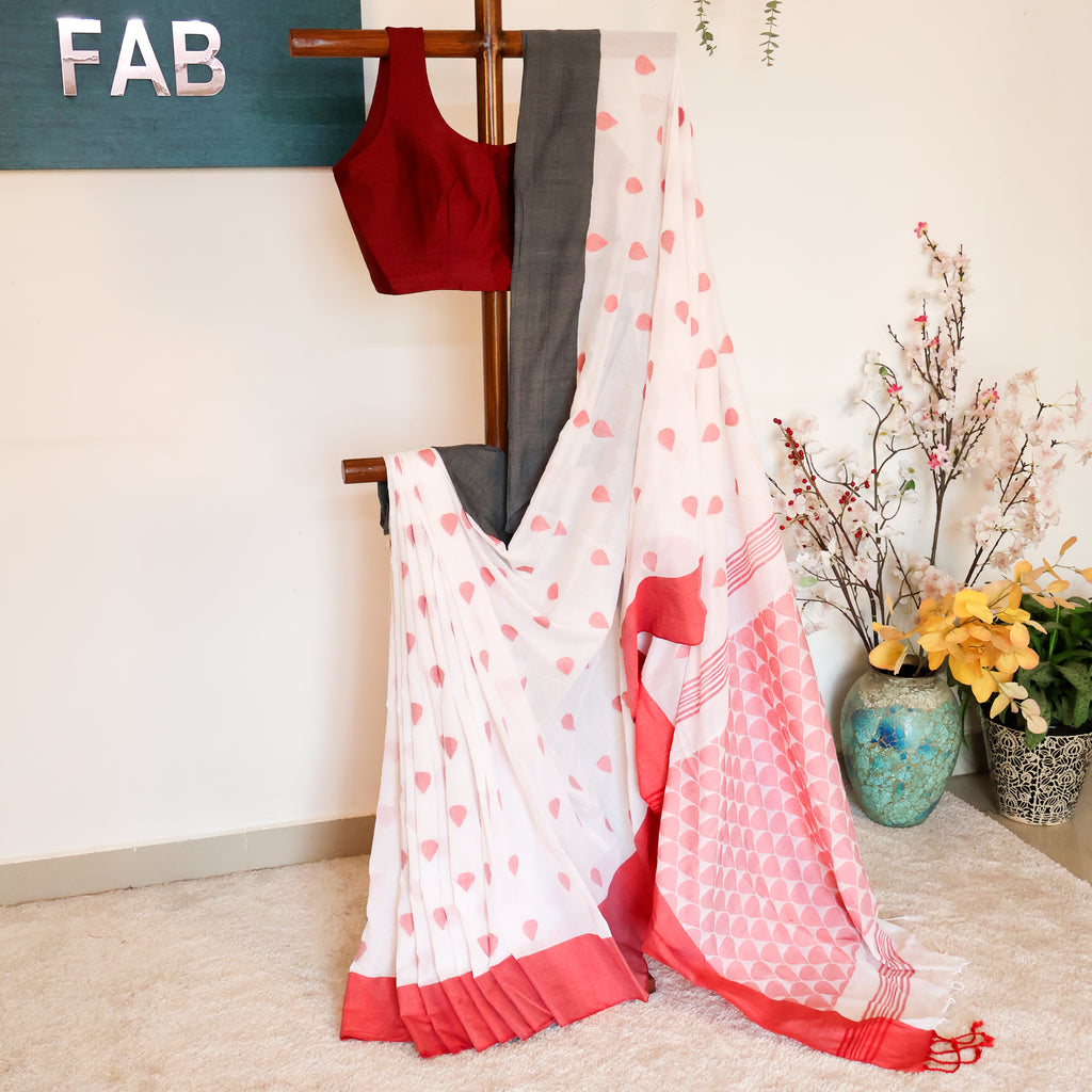 Durga - Khadi Red Droplets