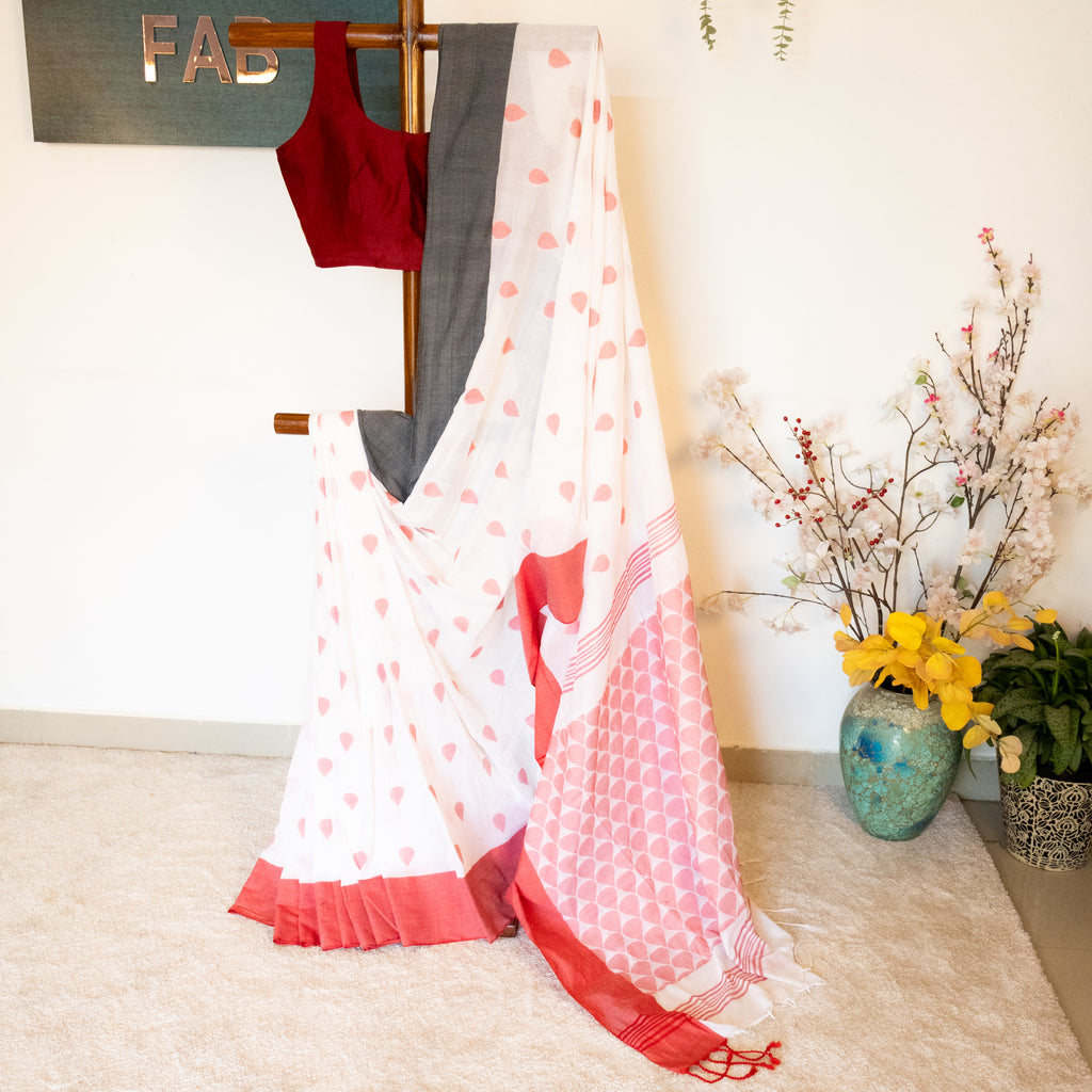 Durga - Khadi Red Droplets
