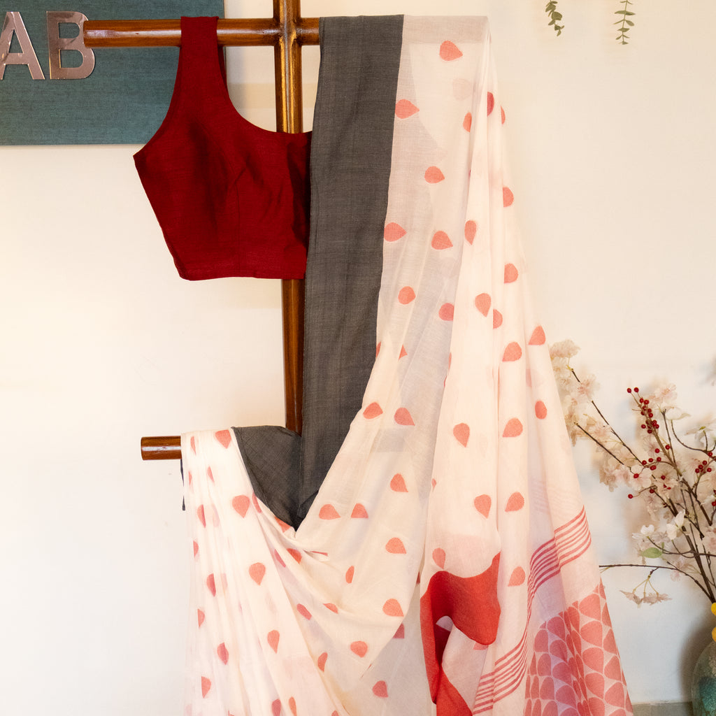 Durga - Khadi Red Droplets