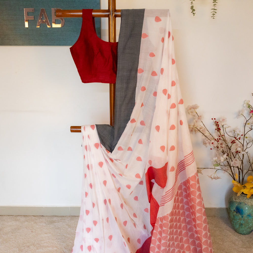 Durga - Khadi Red Droplets