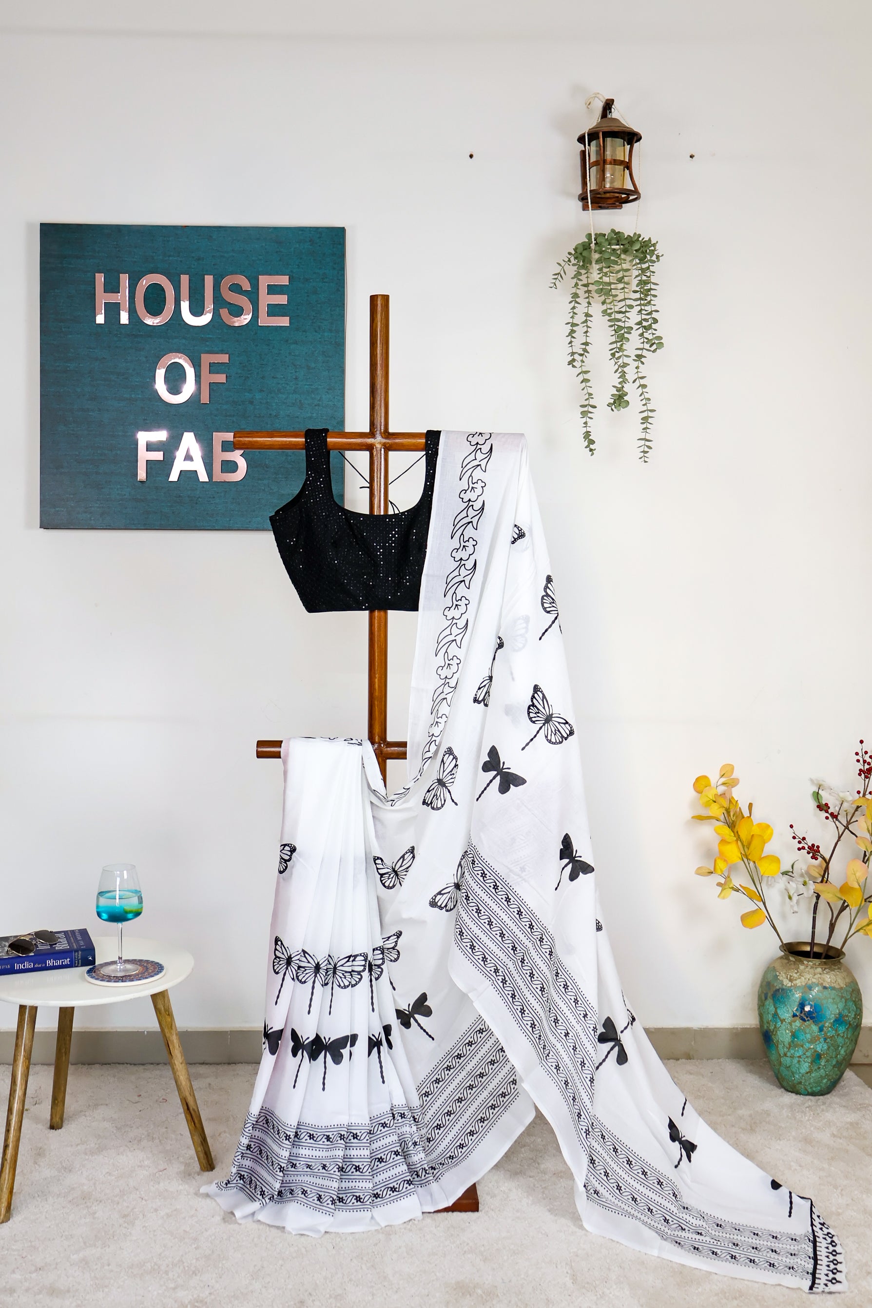 Mahi - Mul Mul Butterfly Print