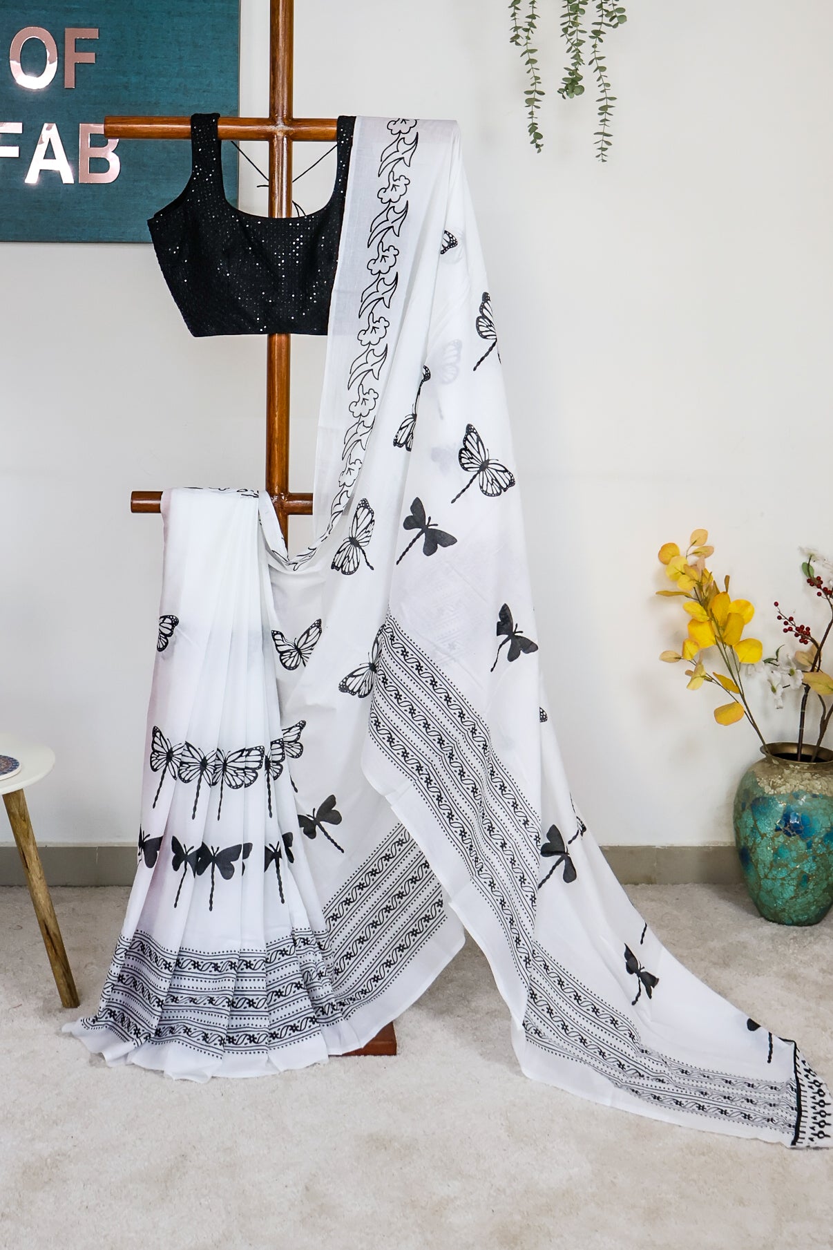 Mahi - Mul Mul Butterfly Print