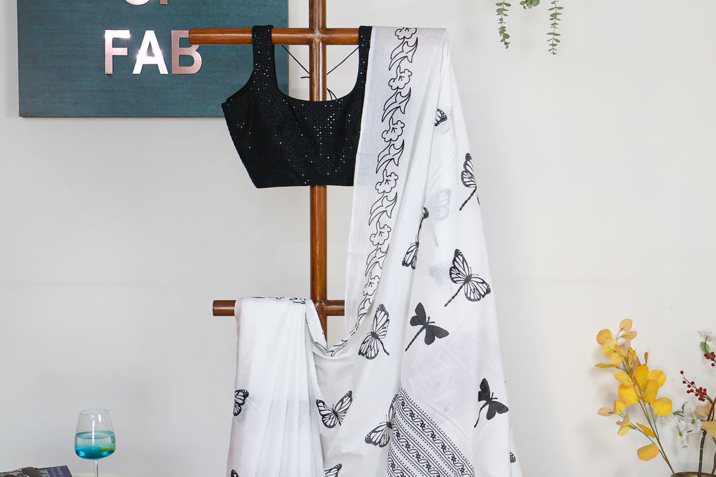 Mahi - Mul Mul Butterfly Print