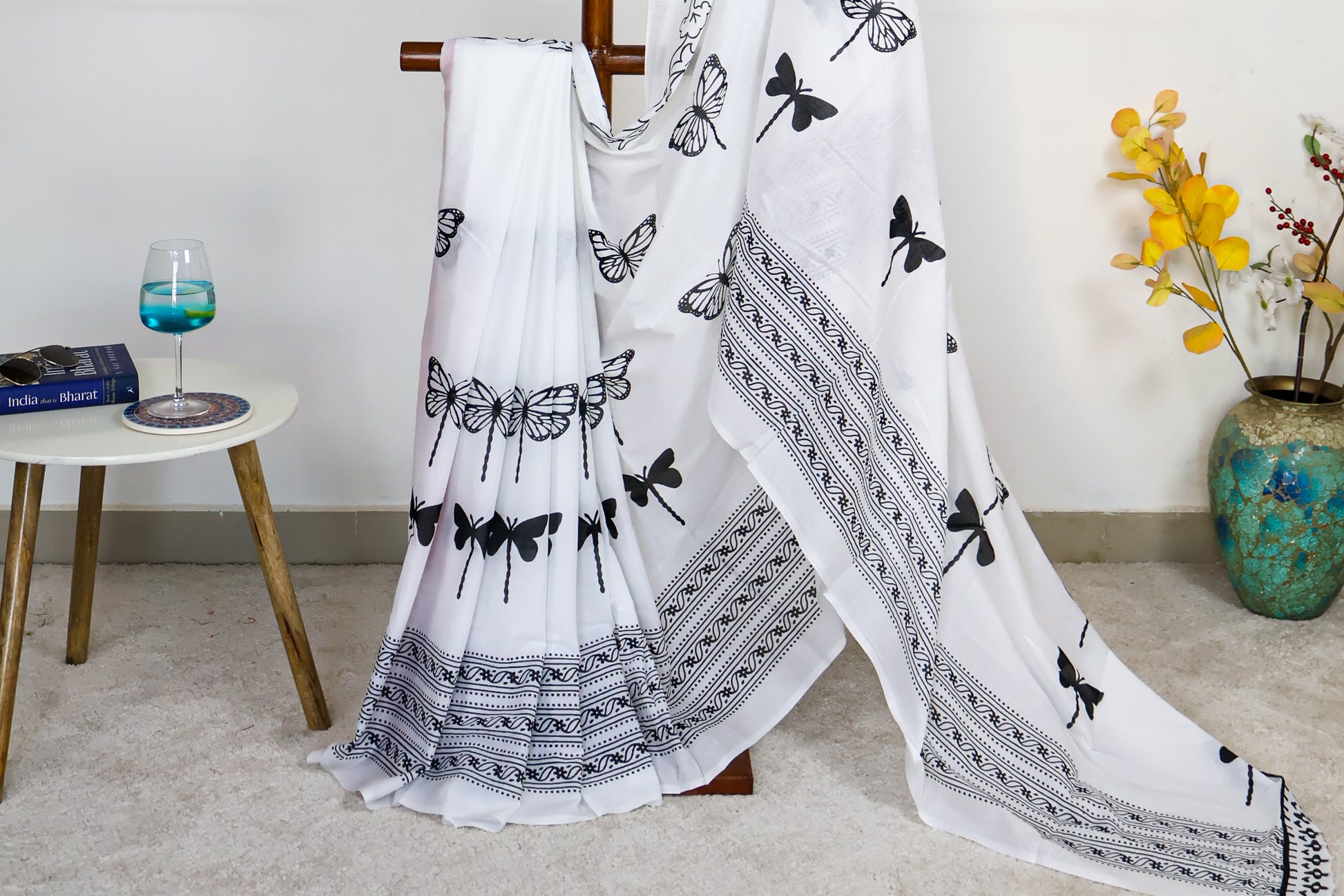 Mahi - Mul Mul Butterfly Print