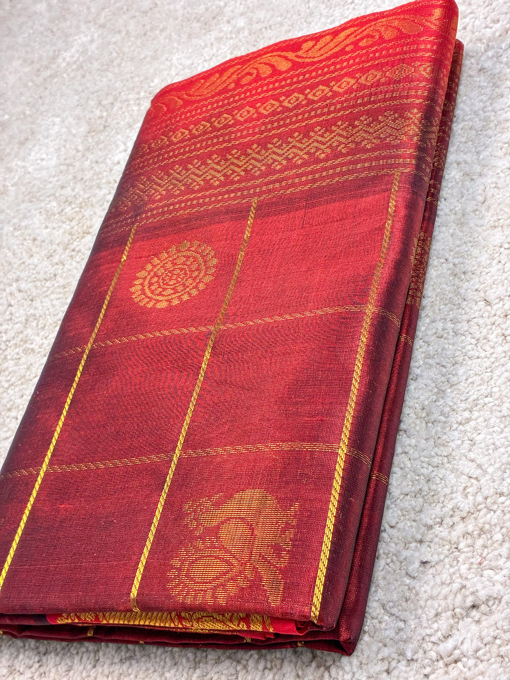 Kamala– Pure Silk Cotton Saree from Kanchipuram