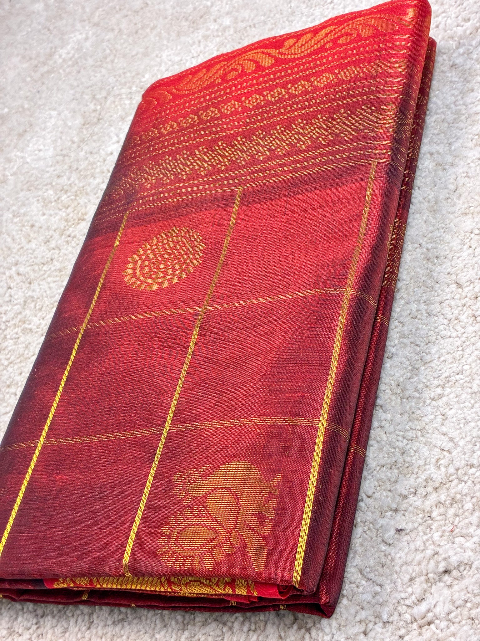 Kamala– Pure Silk Cotton Saree from Kanchipuram