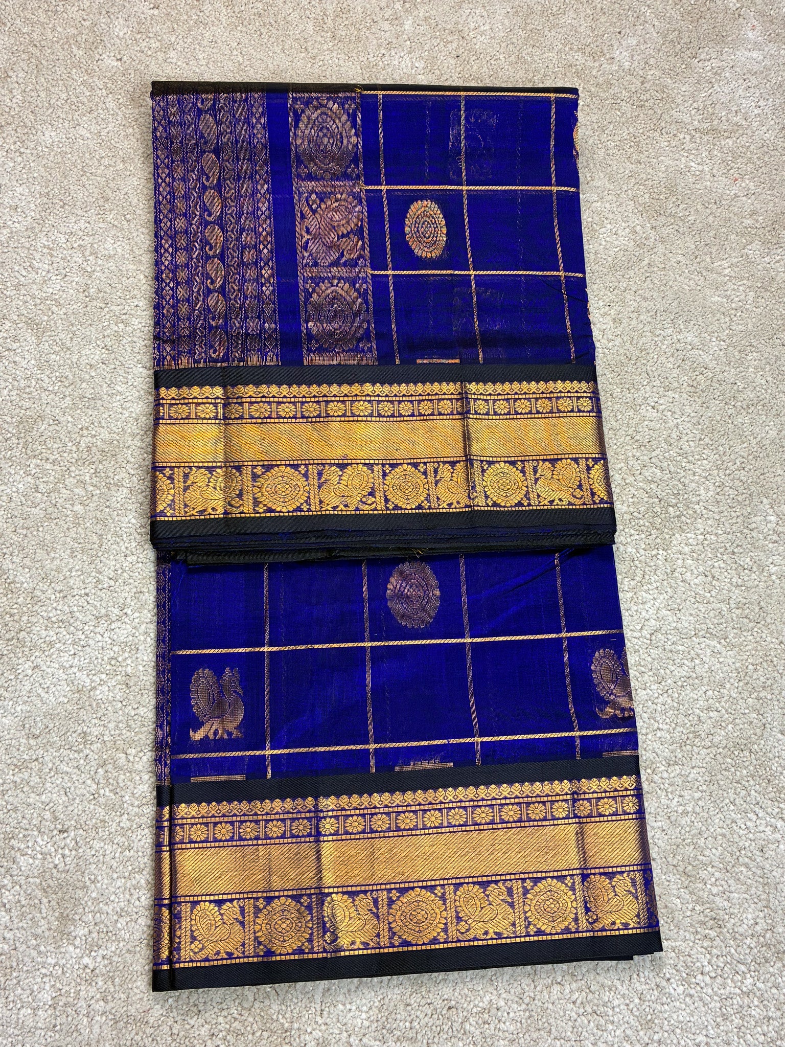 Kamala– Pure Silk Cotton Saree from Kanchipuram