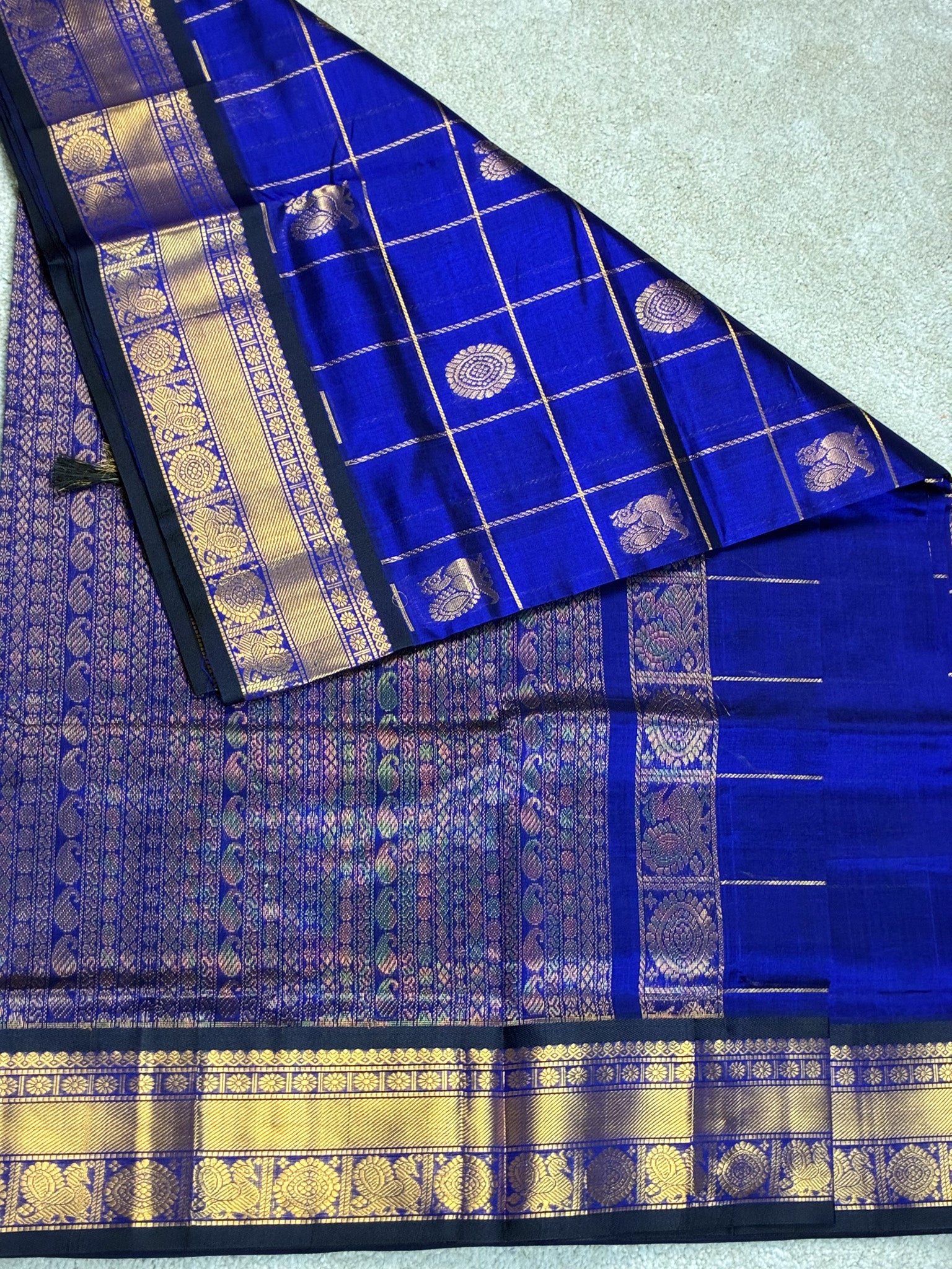 Kamala– Pure Silk Cotton Saree from Kanchipuram