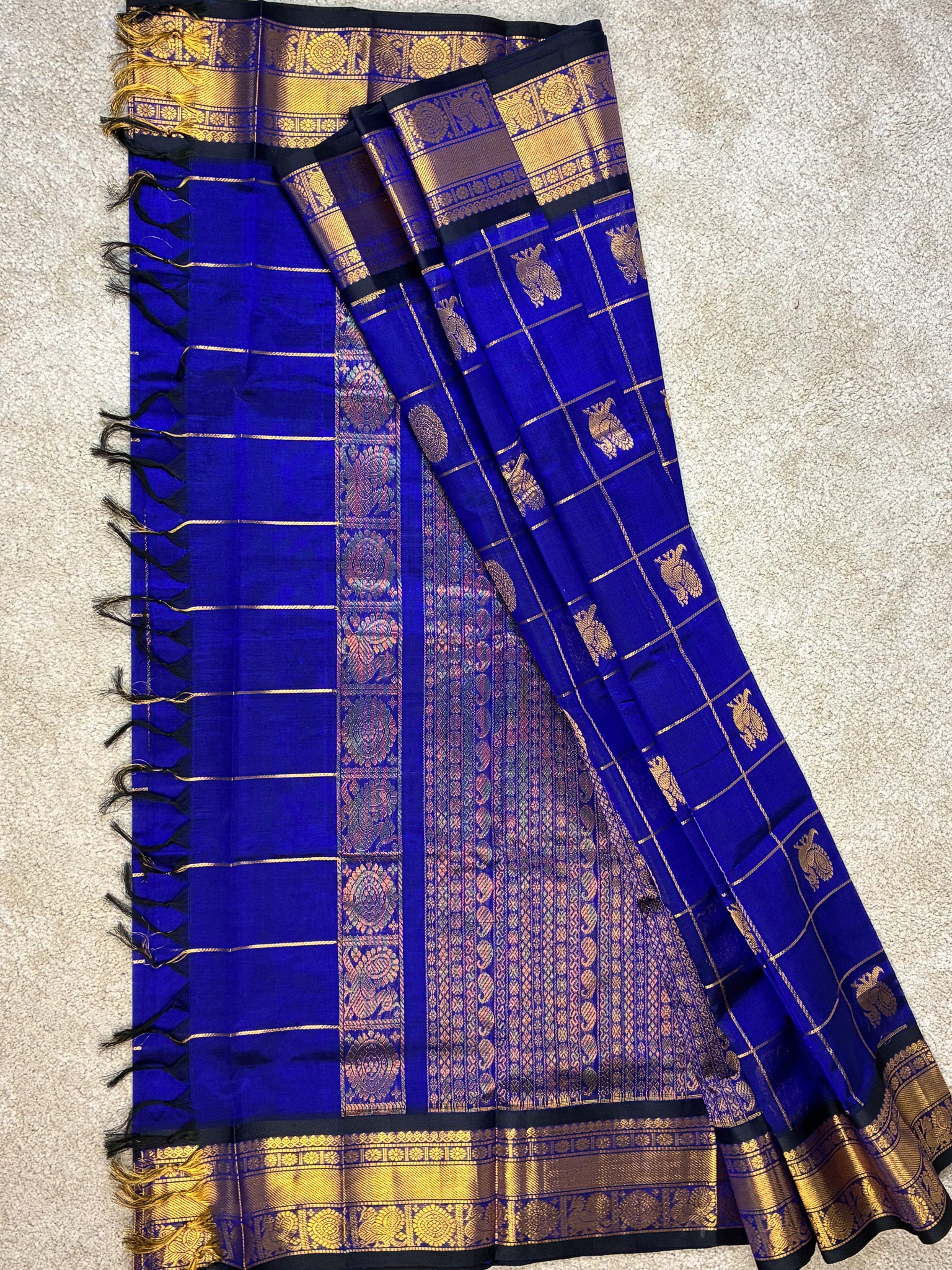 Kamala– Pure Silk Cotton Saree from Kanchipuram