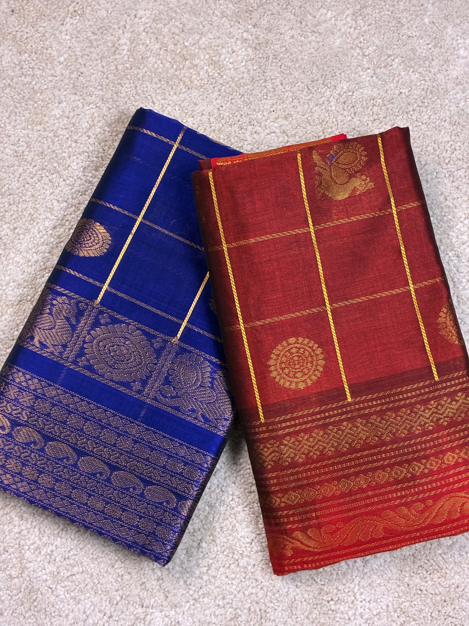 Kamala– Pure Silk Cotton Saree from Kanchipuram