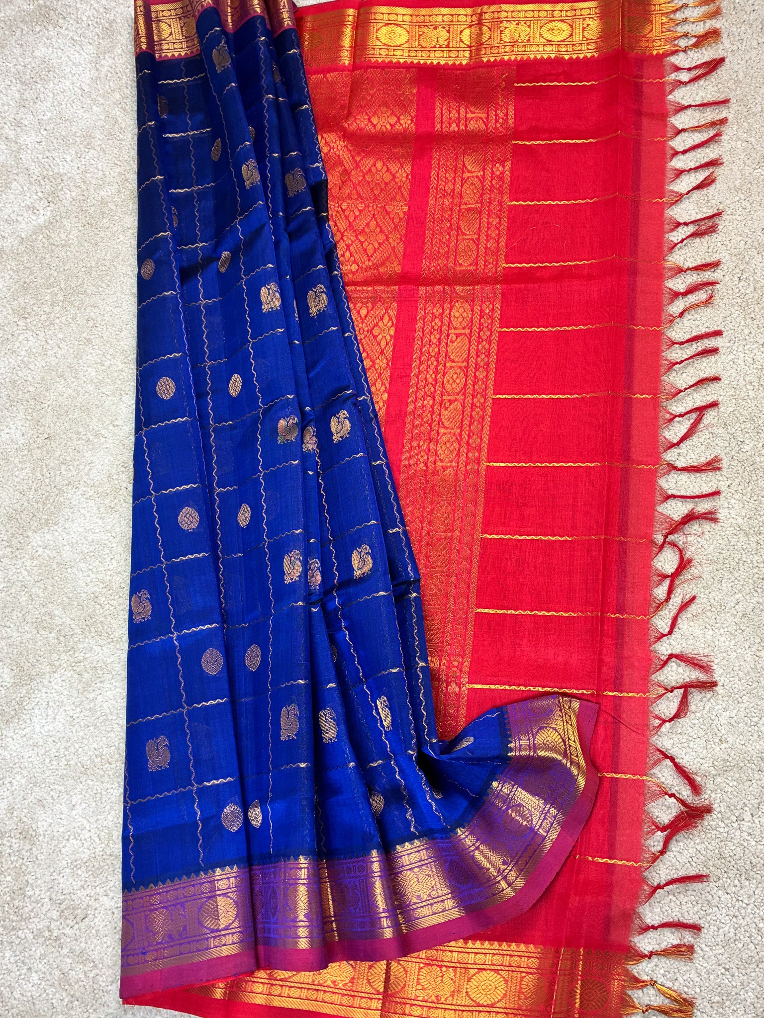 Varalakshmi – Pure Silk Cotton Saree from Kanchipuram