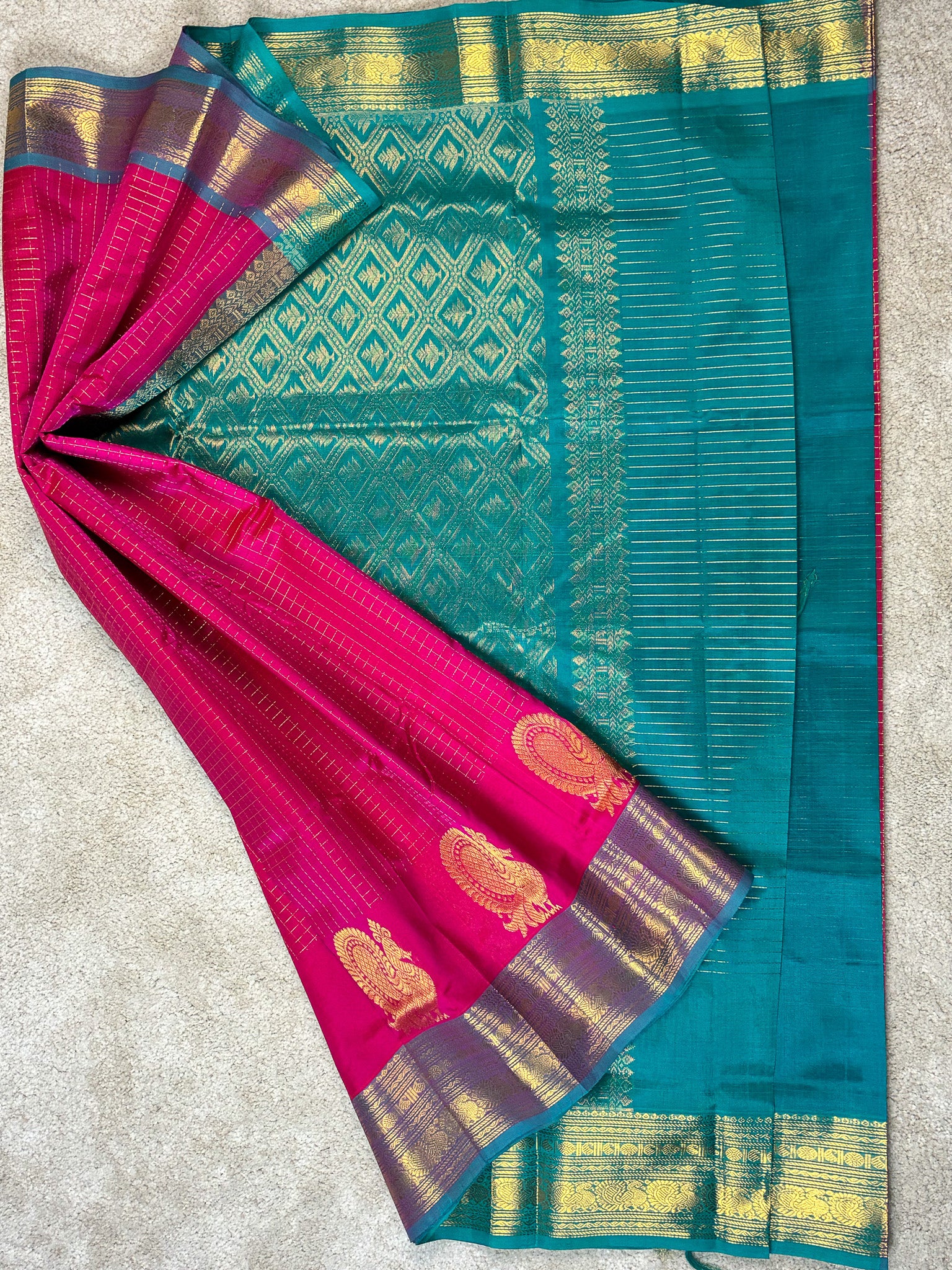 Nandini – Pure Silk Cotton Saree from Kanchipuram