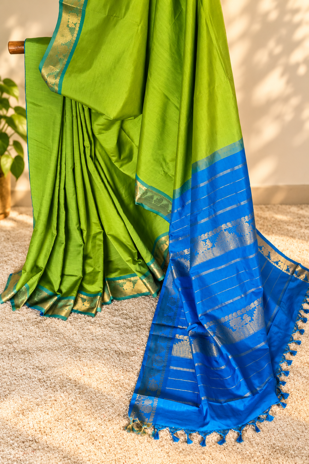 Indira – Pure Silk Cotton Saree from Kanchipuram