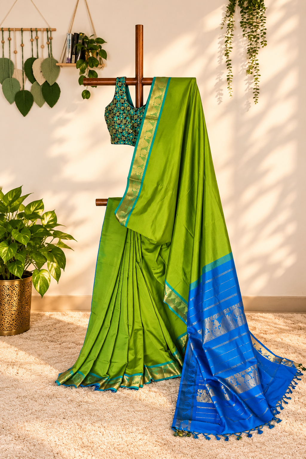Indira – Pure Silk Cotton Saree from Kanchipuram